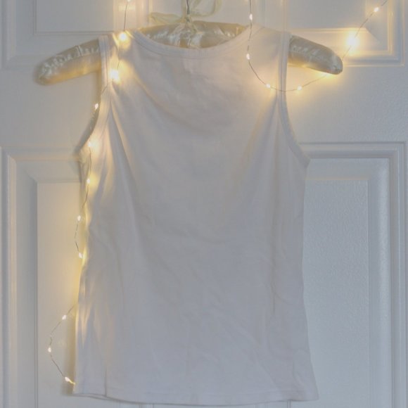 John Glat (Brandy Melville) White Tank Top - Picture 3 of 3